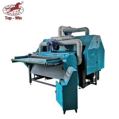 Best selling small sheep wool carding machine with dust collection